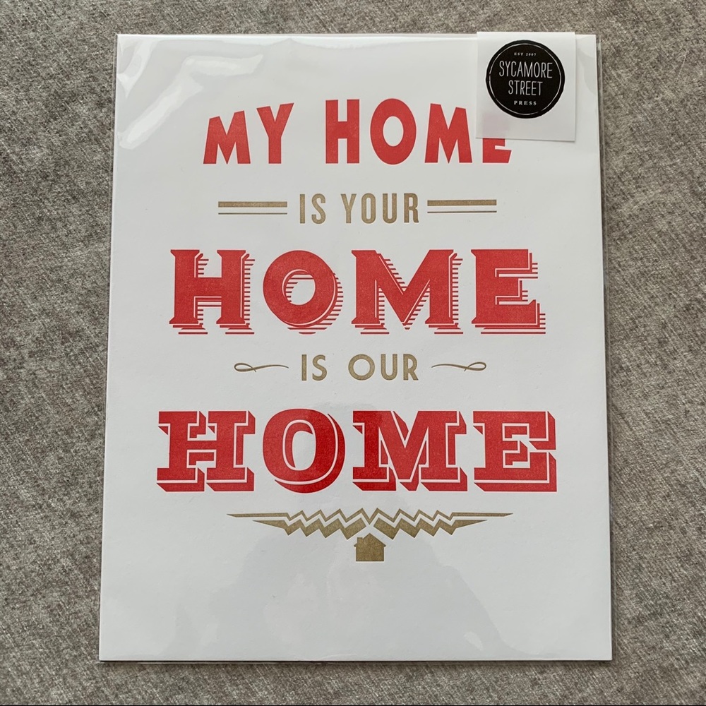 11x14 Letterpress Art Print